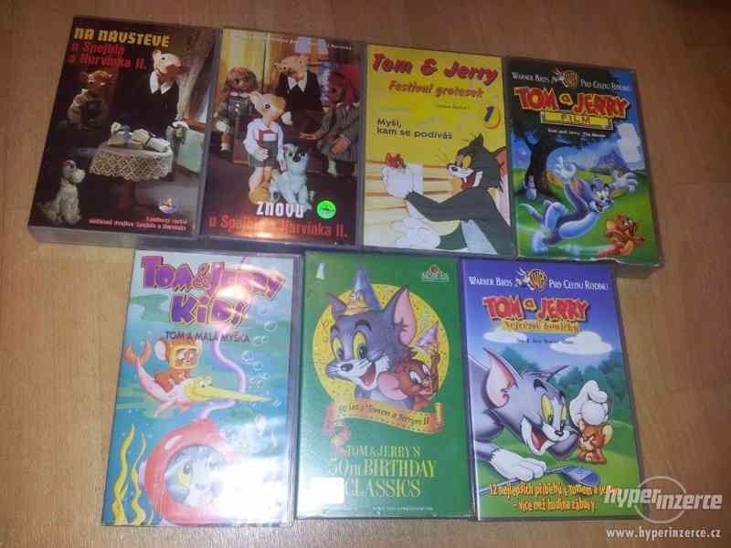 VHS pohádky Disney Asterix Pat a Mat Mrazík VHS pohádky, kus - foto 2
