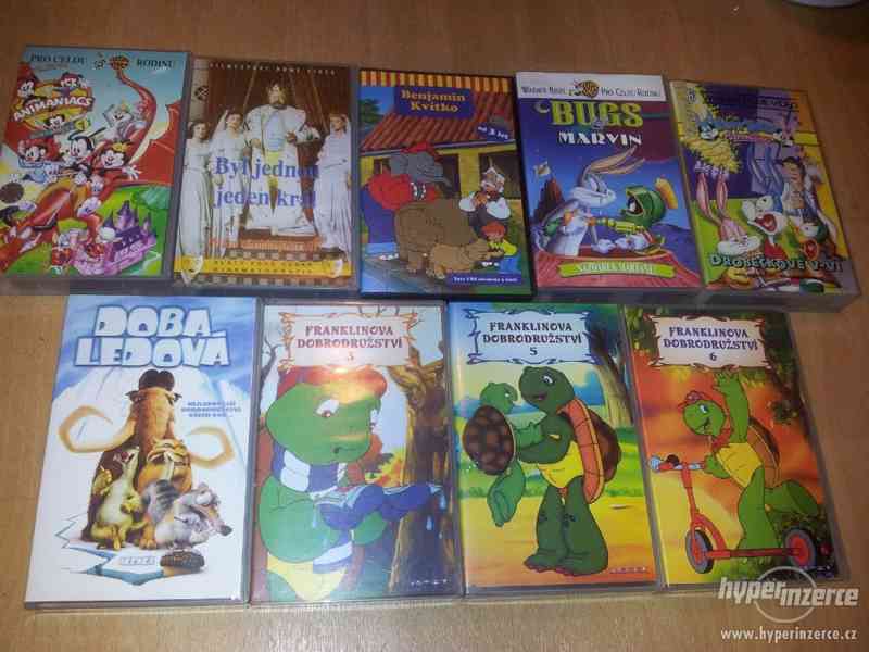 VHS pohádky Disney Asterix Pat a Mat Mrazík VHS pohádky, kus - foto 5