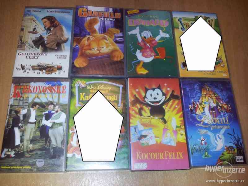 VHS pohádky Disney Asterix Pat a Mat Mrazík VHS pohádky, kus - foto 6