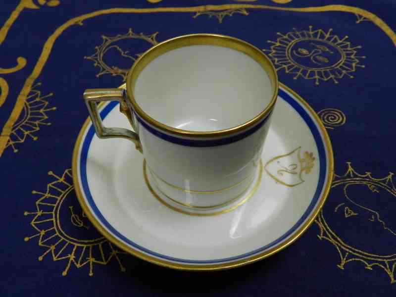 Krásný zlacený empírový Hrnek Šapo Vídeň 1818 Top stav! - foto 5