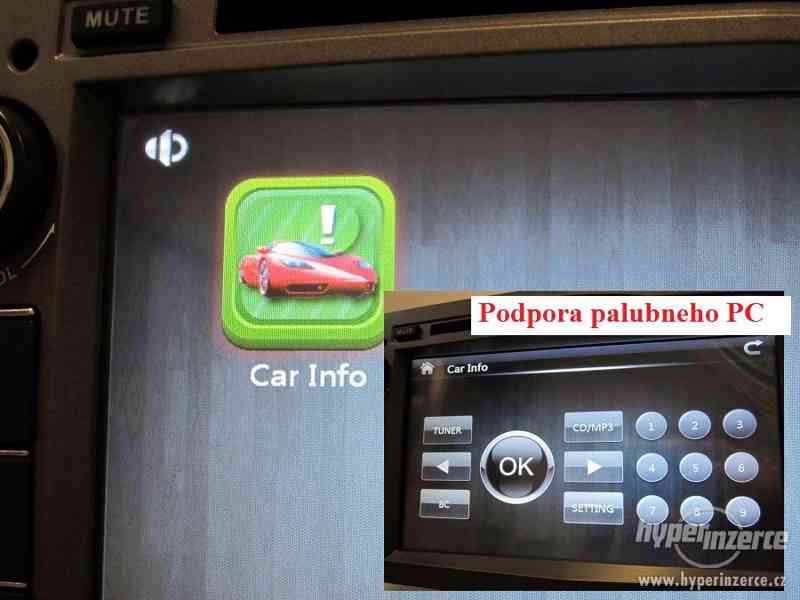 OPEL Autoradio + Navi GPS Dotykovy displej DVD BT SD USB - foto 15