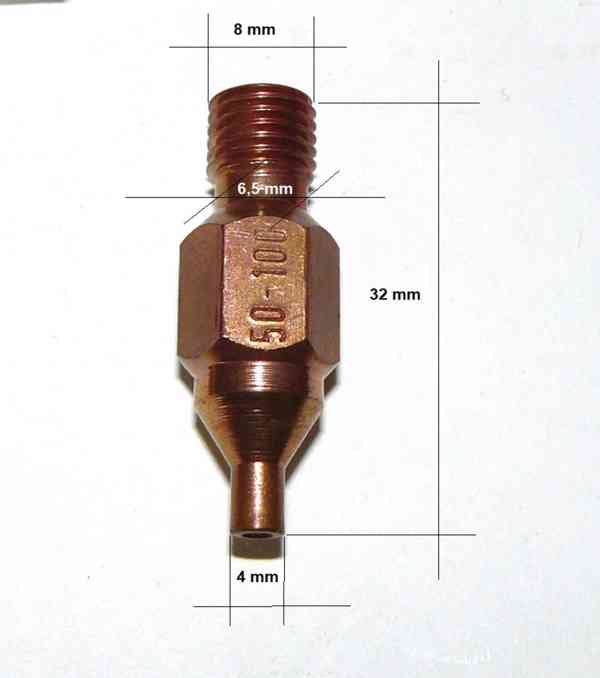 Hubice (špička) AC řezací R6 50-100  (NOVÉ) svářecí technika - foto 2