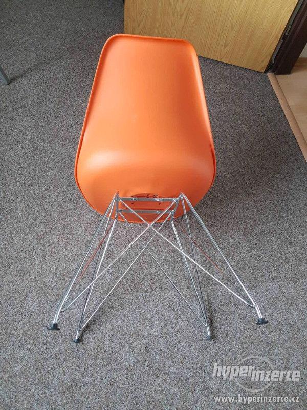 4 x Oranžové židle - foto 3