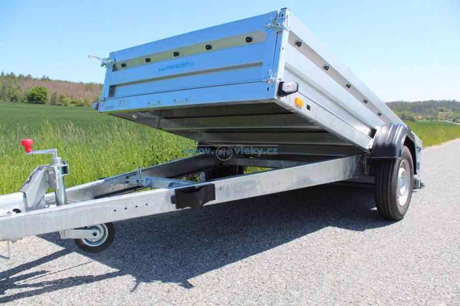 Přívěs Zaslaw 300SUH 300x150x35 1300kg sklopný - foto 5