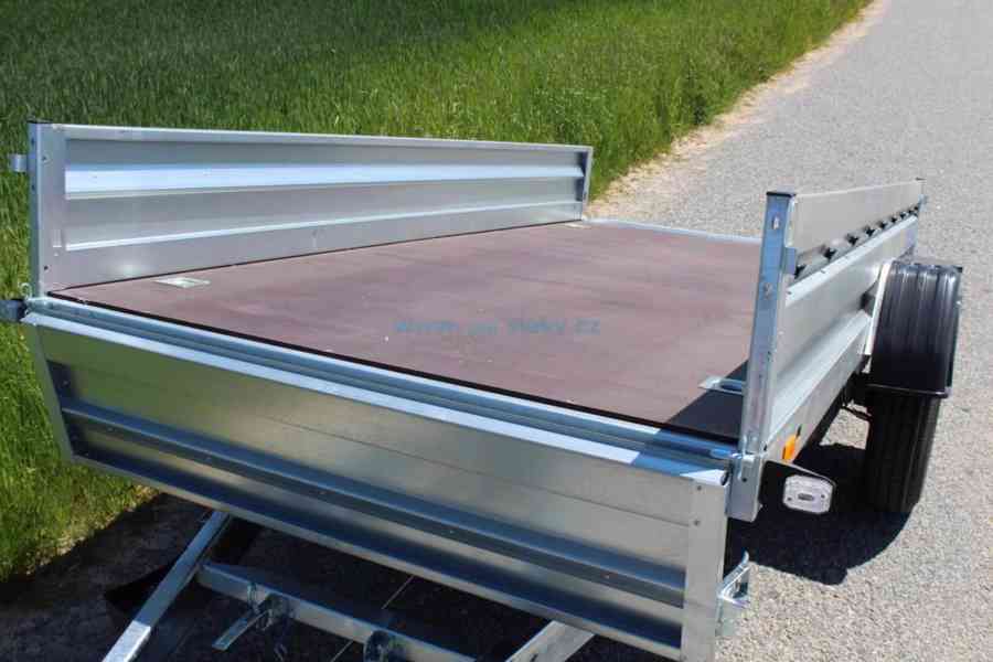 Přívěs Zaslaw 300SUH 300x150x35 1300kg sklopný - foto 9