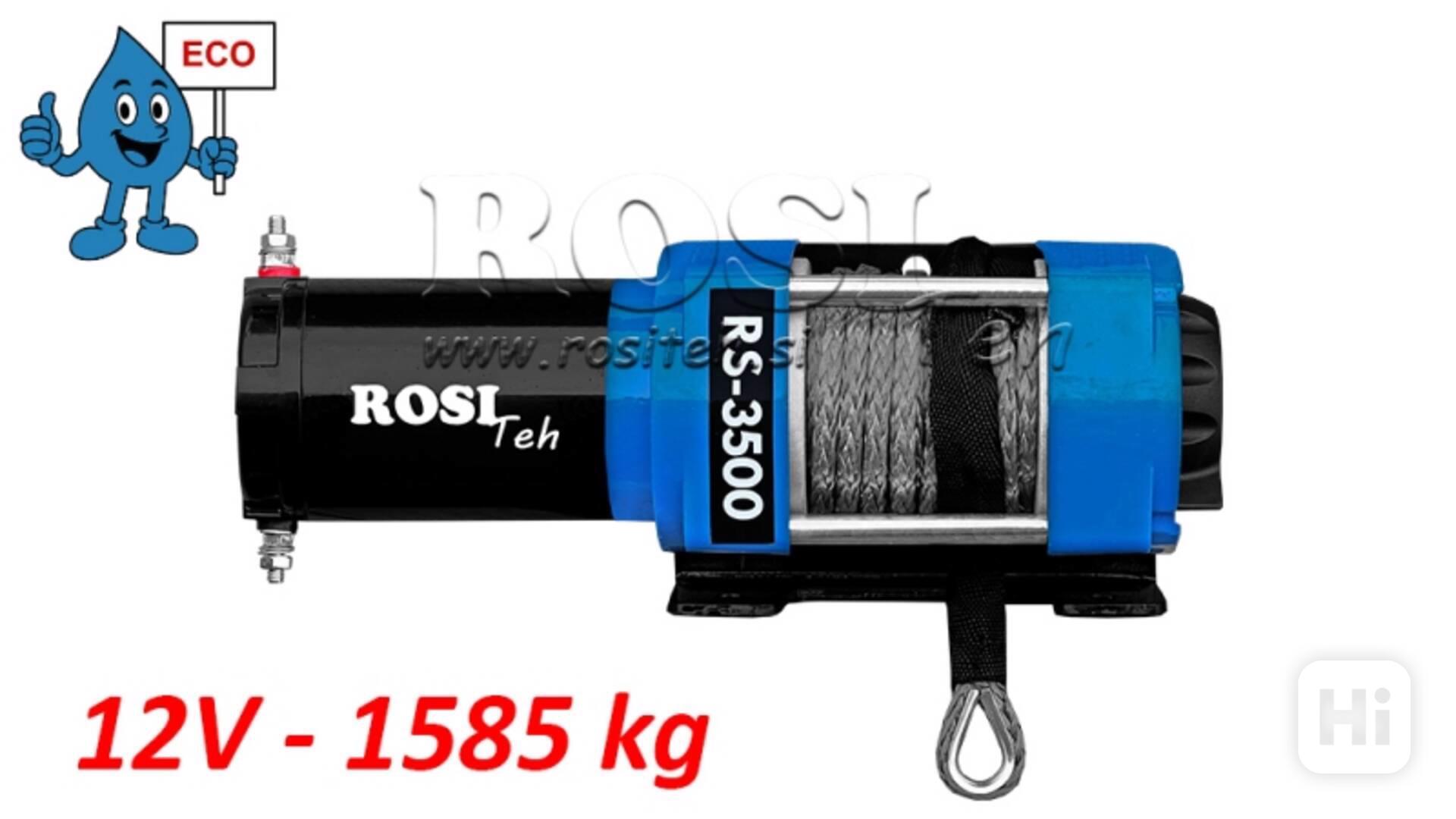 12 V ELEKTRICKÝ NAVIJÁK RS-3500 - 1585 kg - SYNTETICKÉ LANO - foto 1