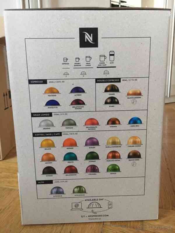 kávovar NESPRESSO VERTUO a šlehač mléka nespresso aeroccino  - foto 3