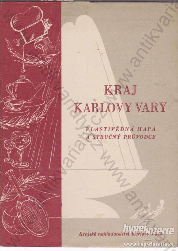 Kraj Karlovy Vary 1957 mapa a stručný průvodce - foto 1