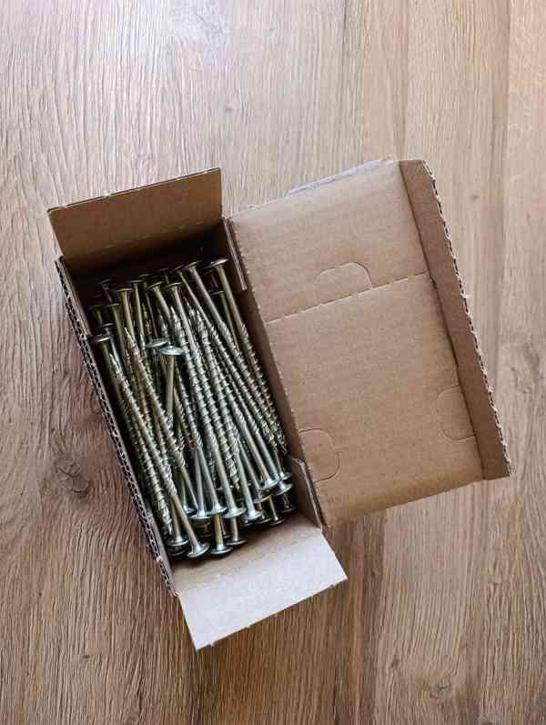 Vruty do dřeva, 6x120, talířova hlava, torx, 100ks - foto 4