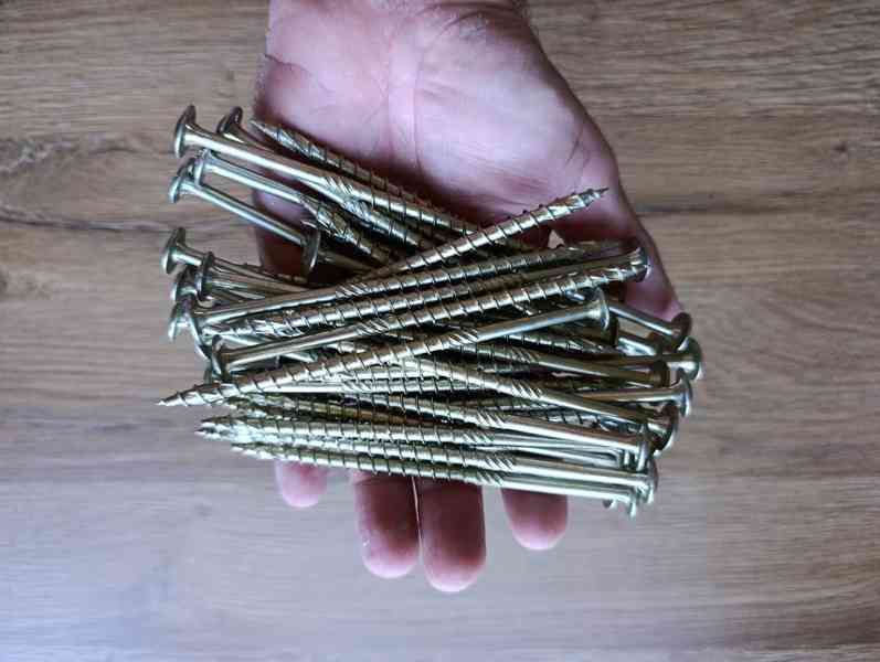 Vruty do dřeva, 6x120, talířova hlava, torx, 100ks - foto 9