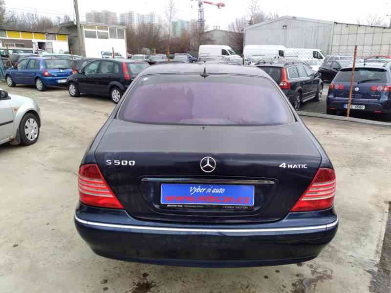 MERCEDES BENZ S 500 V8 4 MATIC typ 220 ČR - foto 6