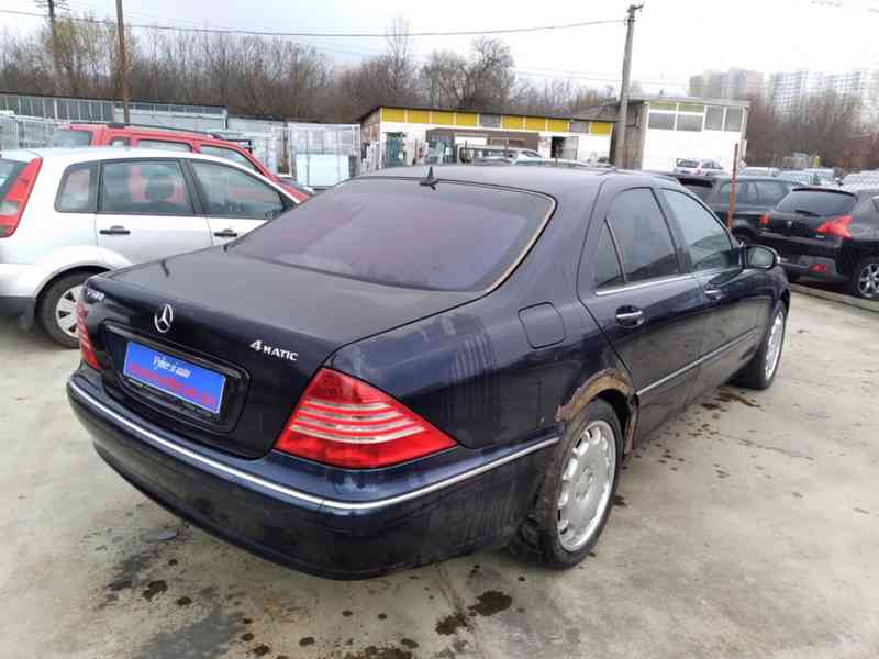 MERCEDES BENZ S 500 V8 4 MATIC typ 220 ČR - foto 7
