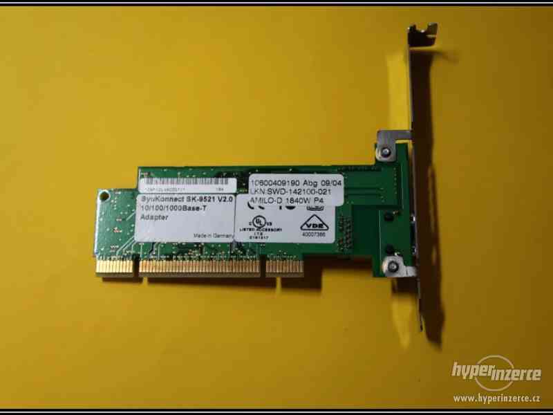 Síťová karta SysKonnect SK-9521 V2.0 PCI Gbit - foto 2
