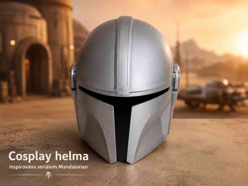 Dekorativní sci-fi helma – originální doplněk