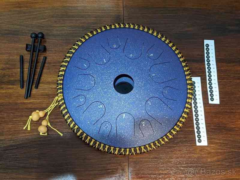 Handpan / spacedrum / tonguedrum 14 tónový s průměrem 38cm - foto 2