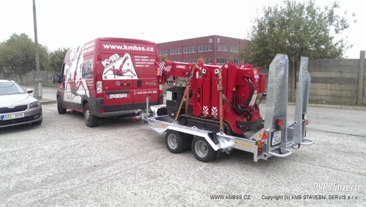 Přívěsný vozík dvouosý nízkoložný (2200kg) - foto 1