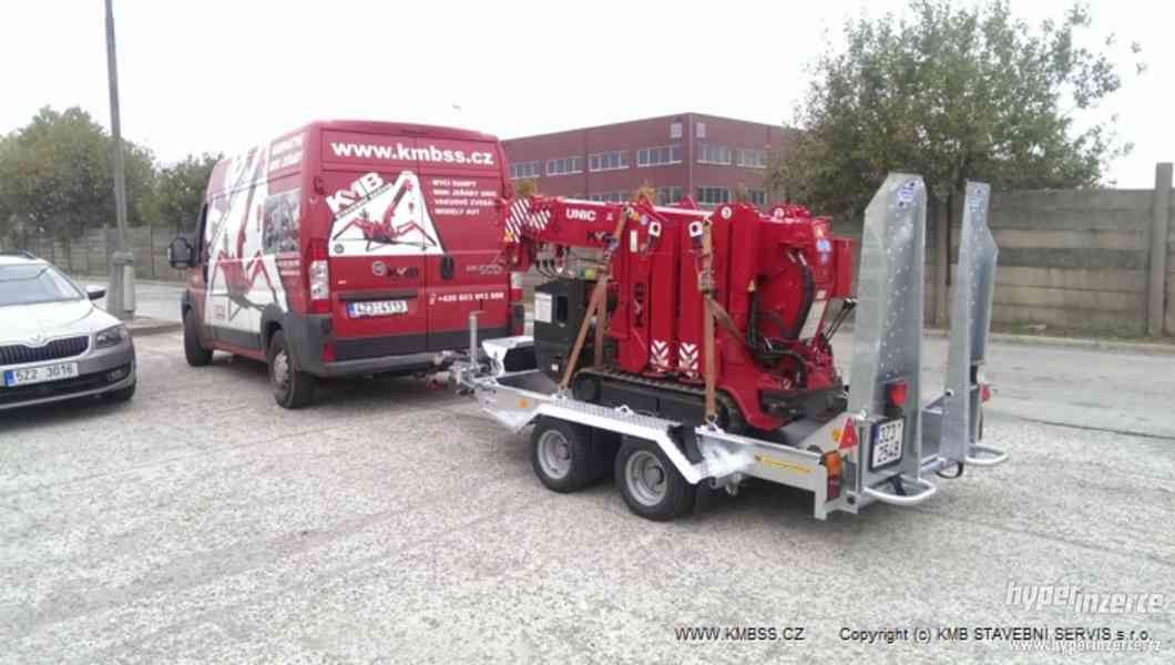 Přívěsný vozík dvouosý nízkoložný (2200kg) - foto 1