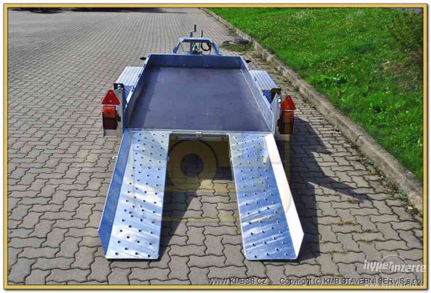 Přívěsný vozík dvouosý nízkoložný (2200kg) - foto 2
