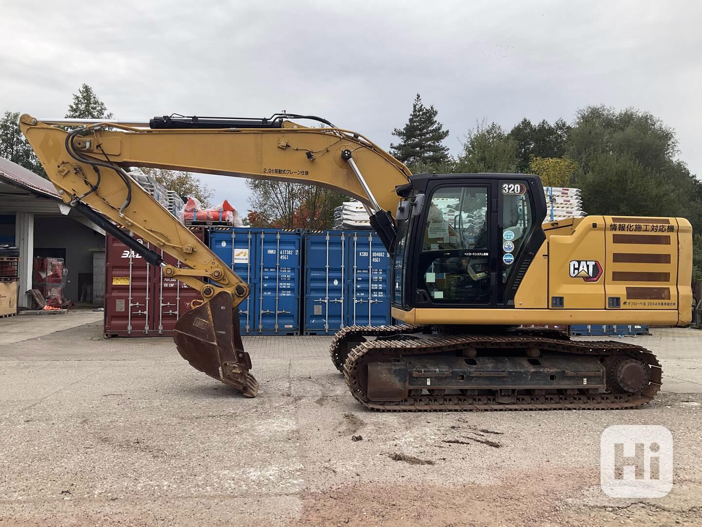 Pásový bagr Caterpillar 320, bagr - foto 1