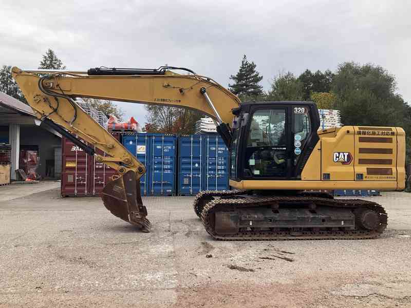 Pásový bagr Caterpillar 320, bagr - foto 1