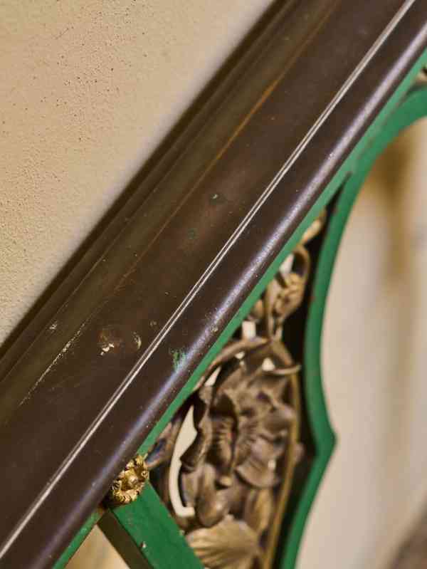 Těžké bronzové zábradlí s motivem vinné révy - 308 cm - foto 9