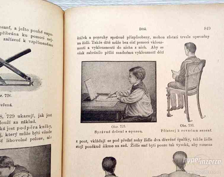Starožitná lékařská kniha Domácí lékařka, rok 1923 - foto 5