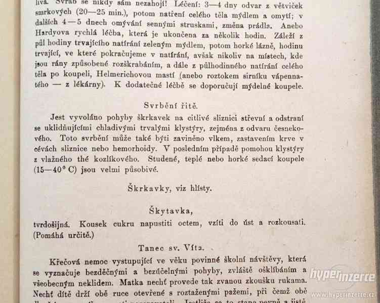 Starožitná lékařská kniha Domácí lékařka, rok 1923 - foto 9