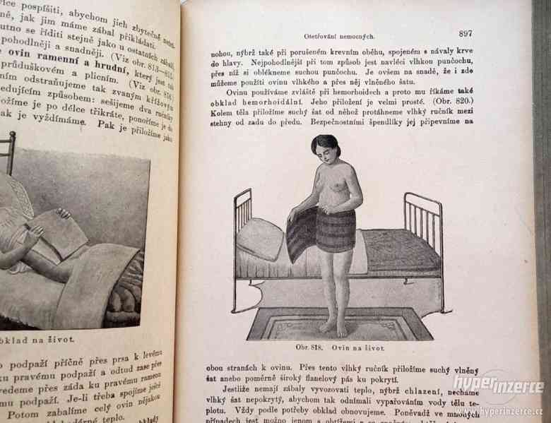 Starožitná lékařská kniha Domácí lékařka, rok 1923 - foto 10