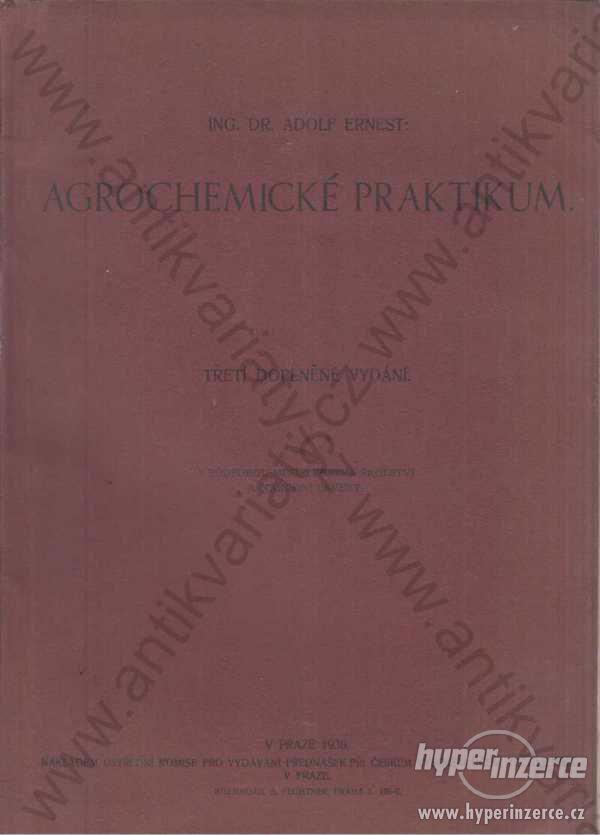 Agrochemické praktikum Adolf Ernest 1939 - foto 1