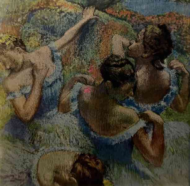 BLUE DANCERS - DEGAS EDGAR - REPRODUKCE - foto 3