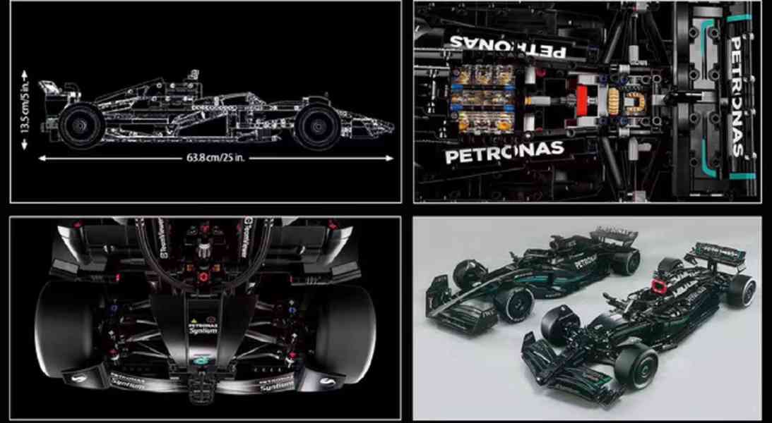 Nová stavebnice vozu F1 Mercedes W 14 E  - foto 6