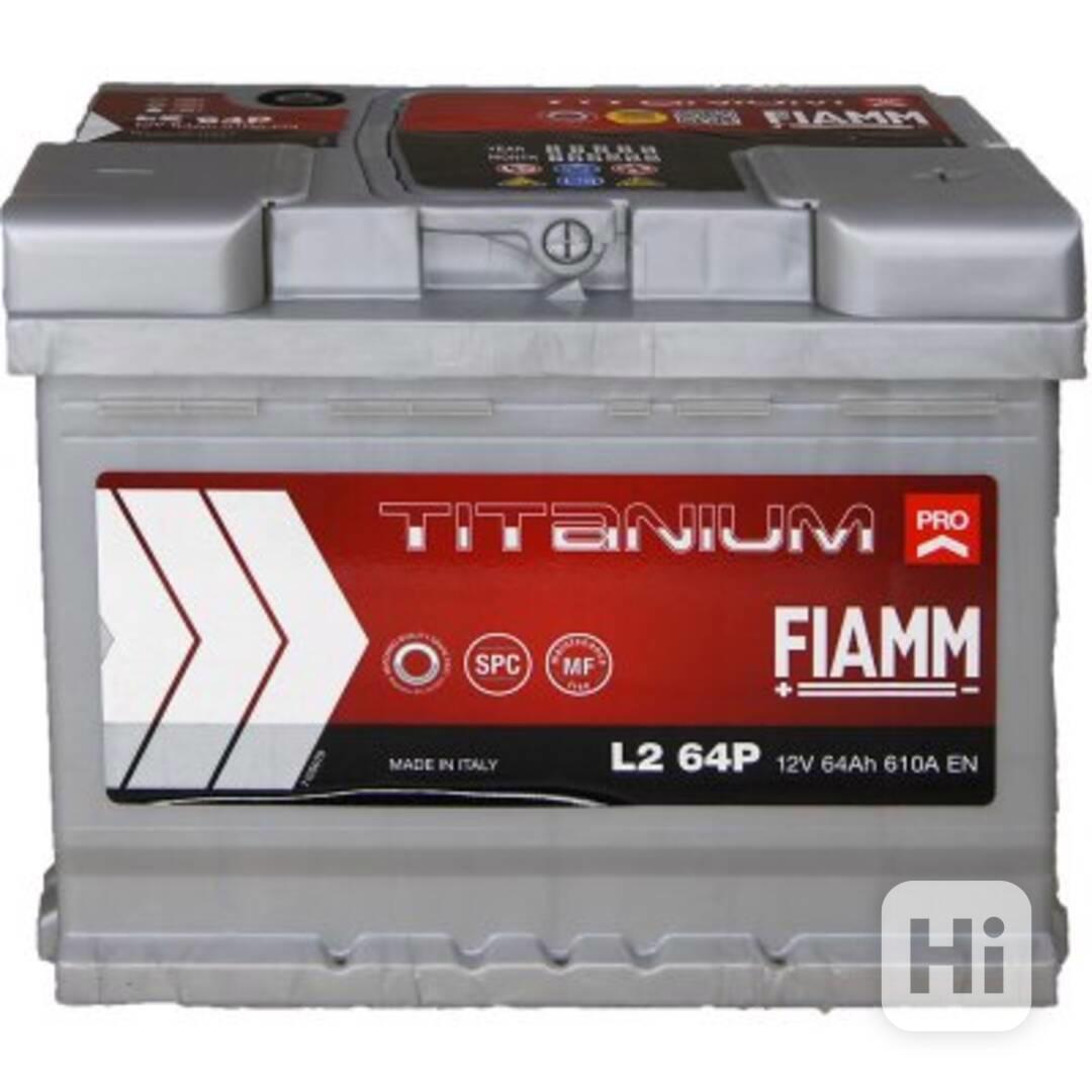 Baterie FIAMM TITANIUM PRO 64 AH 610A  - foto 1