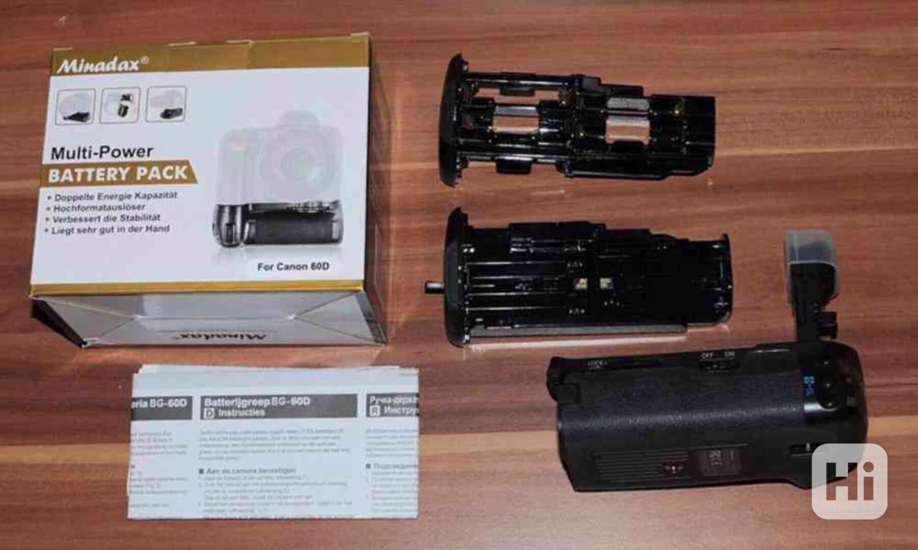 Bateriový grip Minadax BG 60D pro Canon EOS 60D  - foto 1