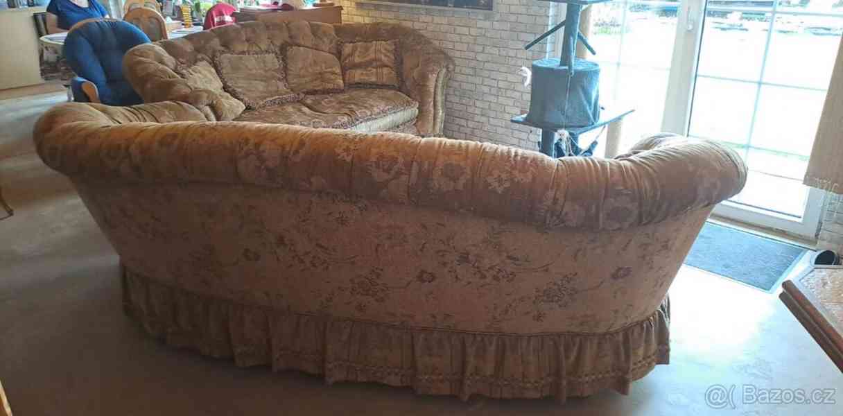 Sedací souprava 2 kusy včetně polštářů,Rozměry D260xH120xV10 - foto 4