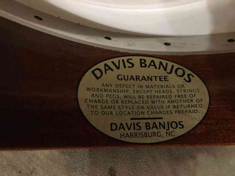 Pětistrunné banjo Davis "Don Reno" - foto 12
