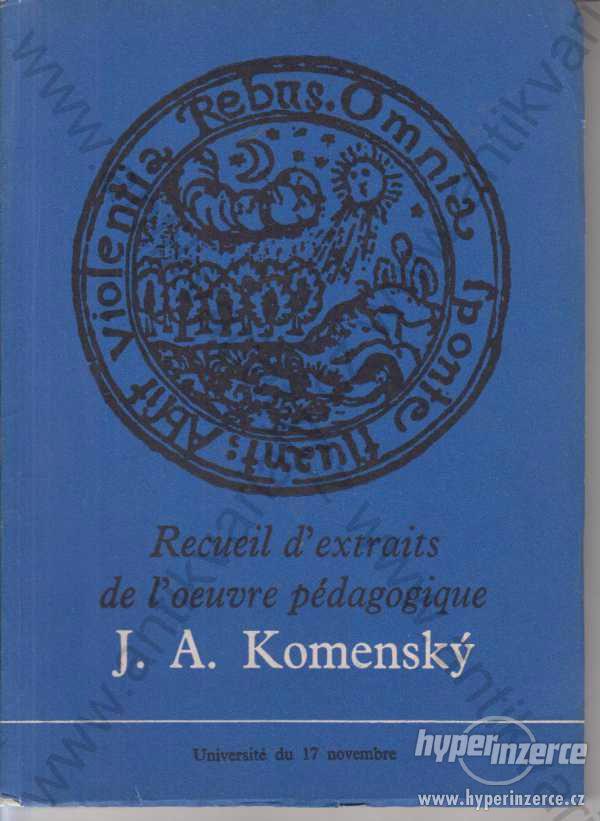 Recueil d'extraits l'oeuvre pédagogique Komenský - foto 1