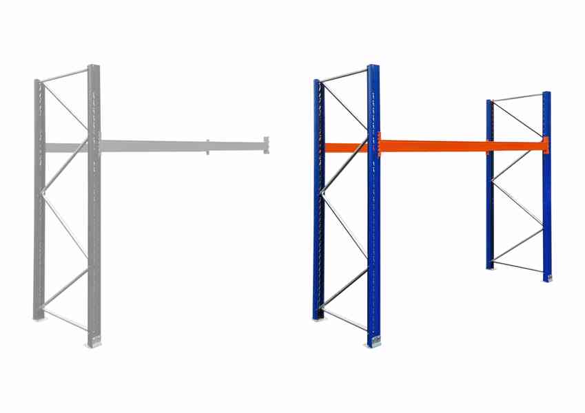 Paletové Regály Proman 1 patro bazar zp použité - foto 7