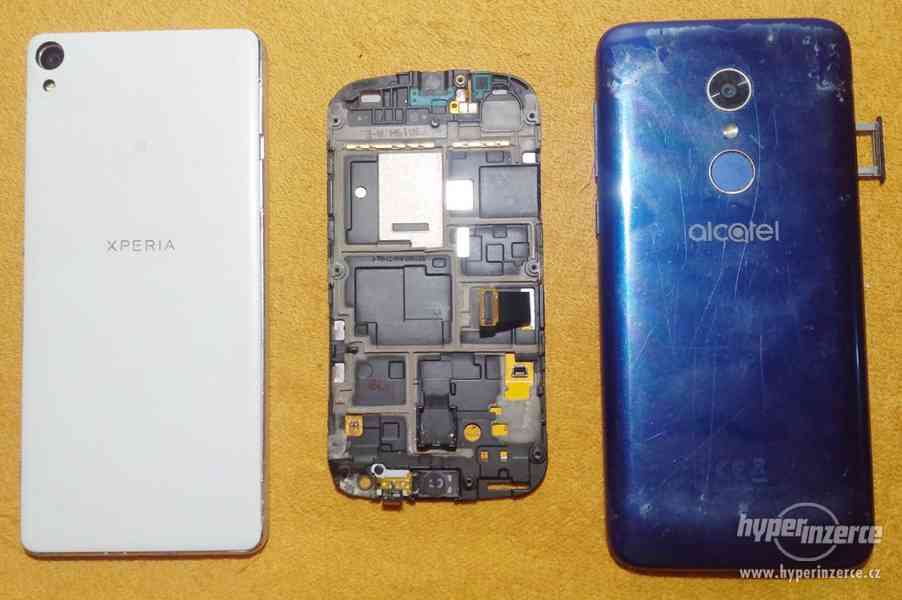 Alcatel 3 +Sony Xperia XA dual +Samsung G. Trend -k opravám - foto 2