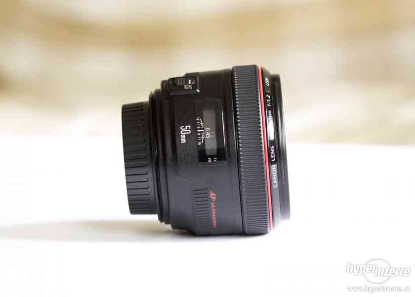 Canon EF 50mm f1.2L USM - Jako nový - foto 1