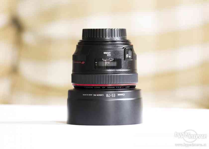 Canon EF 50mm f1.2L USM - Jako nový - foto 3