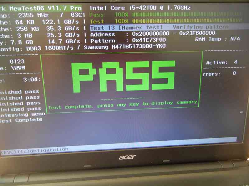 Paměti Samsung 4GB DDR3 SODIMM, 1600MHz - foto 2