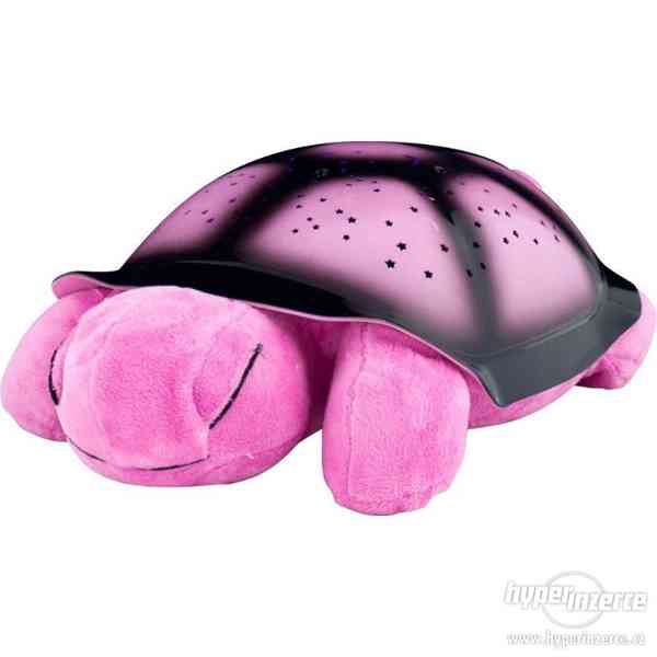 Svíticí a hrající želvička růžová - foto 1