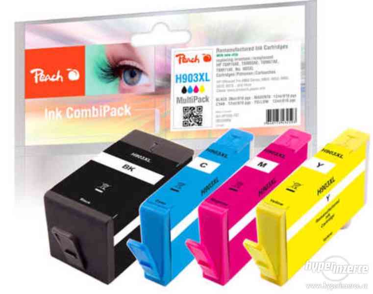 Sada CombiPack ink. náplní Peach kompatibilních s HP 903XL - foto 1
