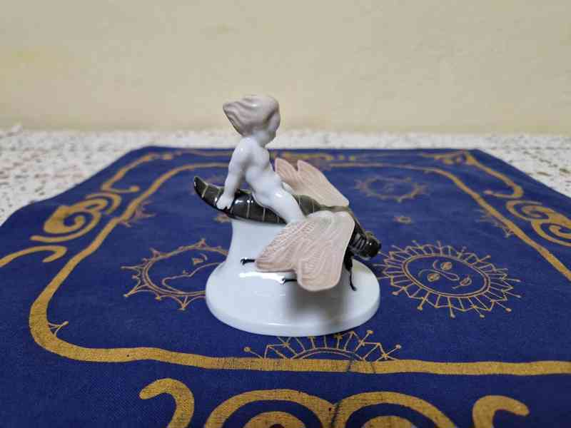 Porcelánová soška Chlapec na Vážce Rosenthal A. Caasmann - foto 6
