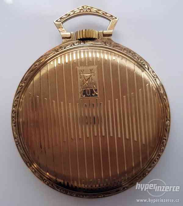 MOVADO - zlaté kapesní hodinky - foto 2