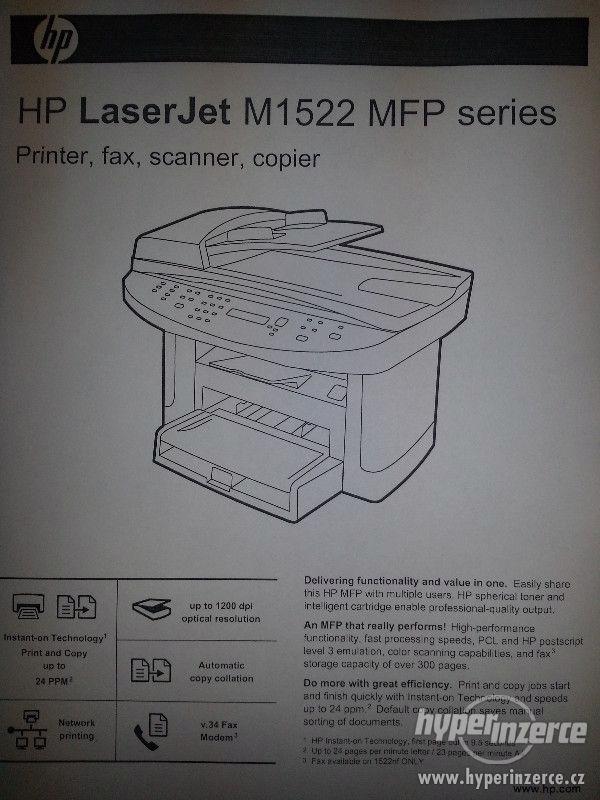 HP Laserjet M1522NF | LAN | ADF | orig. toner - foto 3