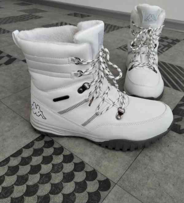 Bílé zimní boty - sněhule zn. Kappa, vel. 39 (6) - foto 1