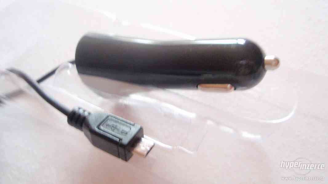 Autonabíječa na mobil s USB slotem CL 12V, nová - foto 6