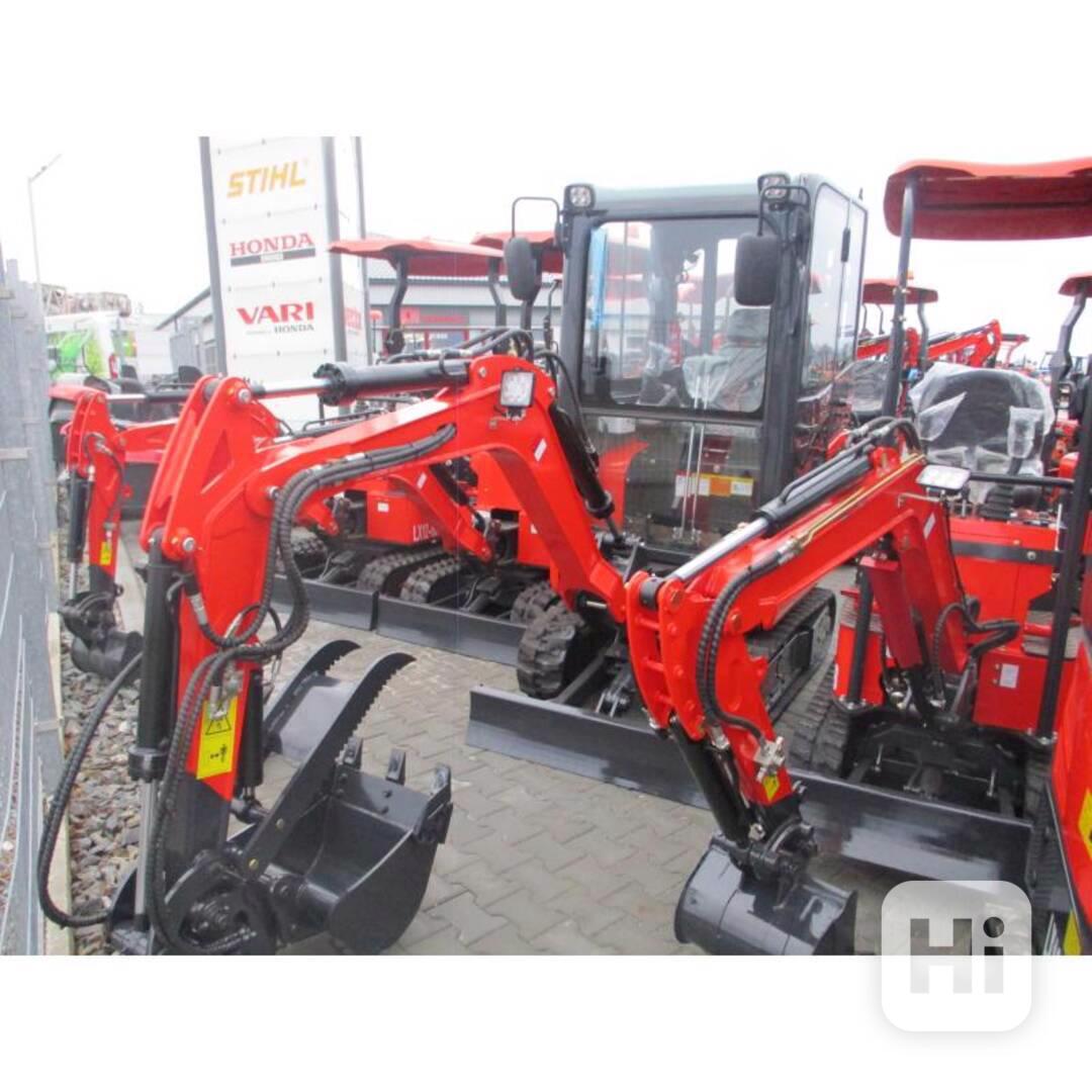 Minibagr YTO LX-22-9B 2000kg nový typ s kabinou!! - foto 1
