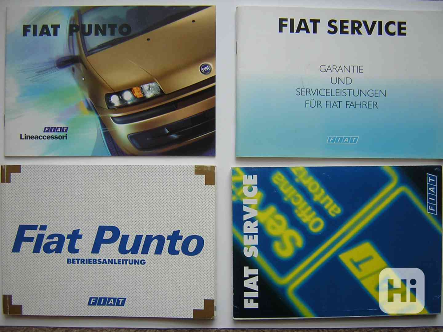 FIAT PUNTO - NÁVOD K OBSLUZE - BETRIEBSANLEITUNG - foto 1